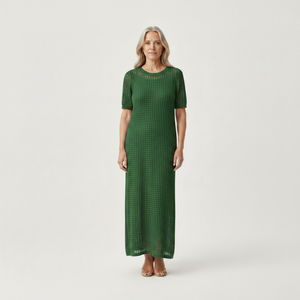 Elara - Hollow-Out Layered Maxi Dress