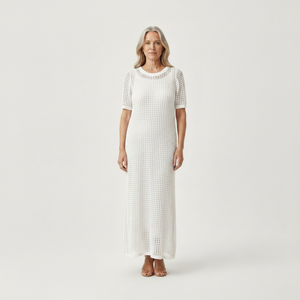 Elara - Hollow-Out Layered Maxi Dress