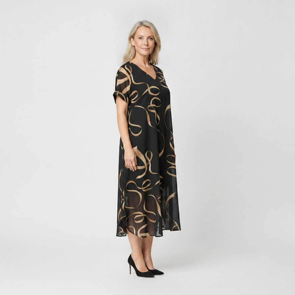 Orielle - Relaxed Fit Midi Casual Dress