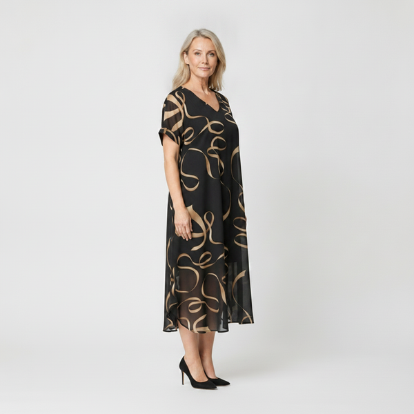 Orielle - Relaxed Fit Midi Casual Dress