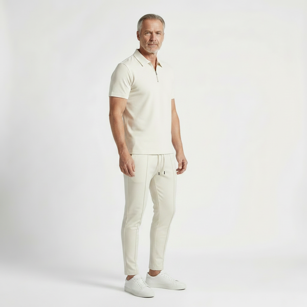 Thyren - Slim Fit Polo And Pants Matching Set
