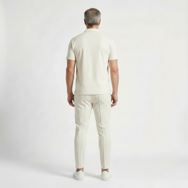 Thyren - Slim Fit Polo And Pants Matching Set
