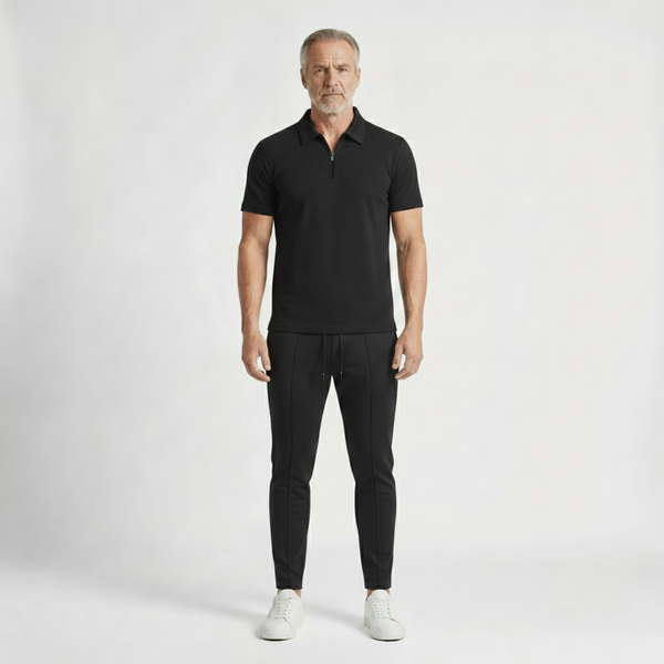 Thyren - Slim Fit Polo And Pants Matching Set
