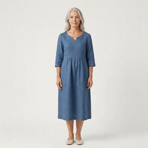 Stella - Relaxed-Fit Midi Dress For Women Blue