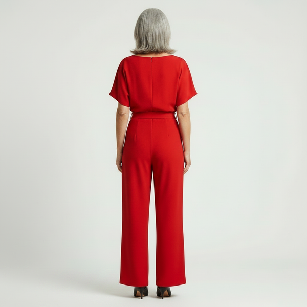Siltessa - Wide-Leg Belted Jumpsuit For Women