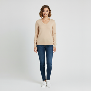 Hope | Women’s Long Jumper Beige