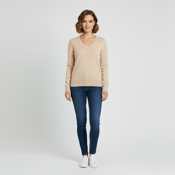 Hope | Women’s Long Jumper Beige