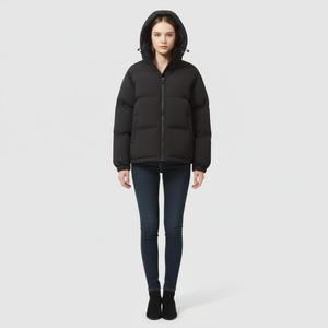 Lily | Women’s Classic Hooded Jacket Black