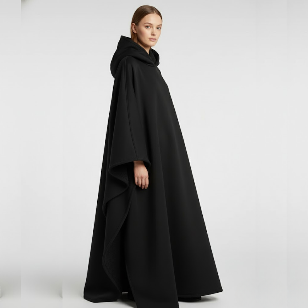 Maddison | Women’s Oversized Blanket Hoodie Black