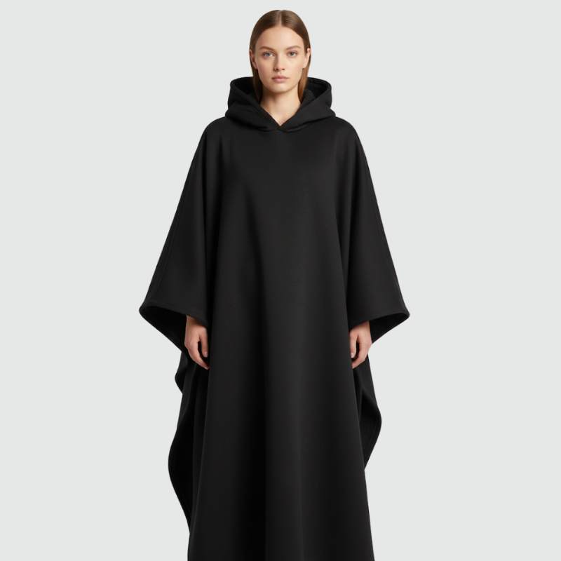 Maddison | Women’s Oversized Blanket Hoodie Black