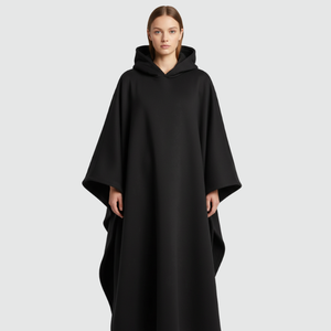 Maddison | Women’s Oversized Blanket Hoodie Black