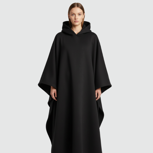 Maddison | Women’s Oversized Blanket Hoodie Black