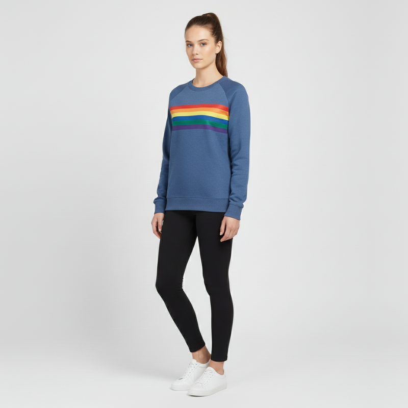 Mila | Women’s Crew Neck Sweatshirt Blue