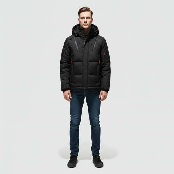 Noah | Men’s Premium Down Jacket Black