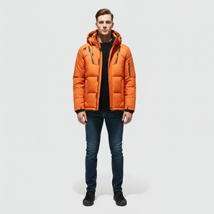 Noah | Men’s Premium Down Jacket Orange