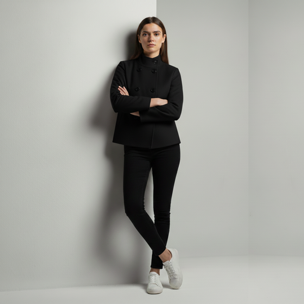 Robyn | Women’s Double-Breasted Short Coat