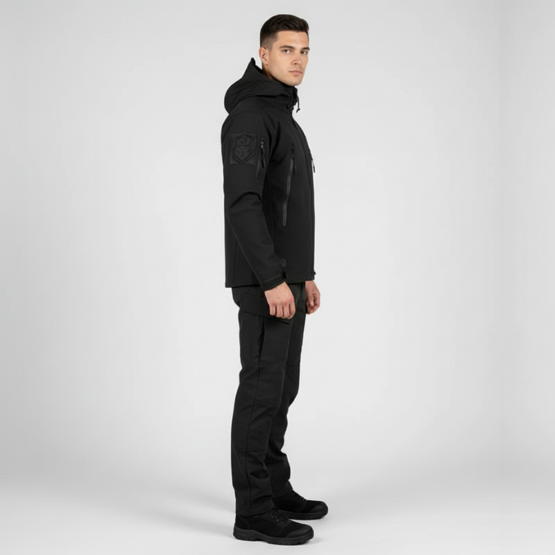 Roman | Men's Waterproof Jacket & Trousers Set Black