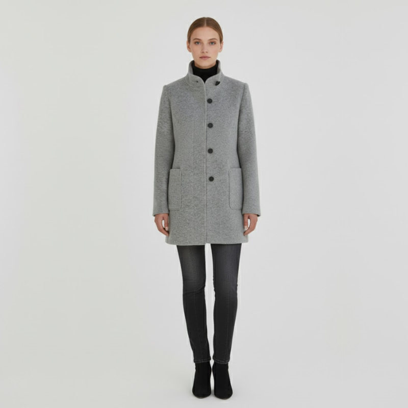 Willa | Women’s Elegant Coat Grey